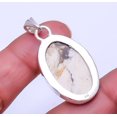 thumbnail image 2 of Lemon Chrysoprase - Australia Gemstone 925 Sterling Silver Pendant 1.60" P18, 2 of 2