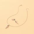 thumbnail image 4 of Fiudx Conjunto de Collar y Pendientes de Diamantes de Joyería de Moda para Mujer, 4 of 5