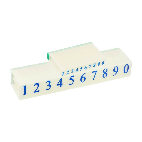 Uxcell Detachable Number Stamps Numeral 0-9 Number Stamp Combination Set Number Stamper Font Size 7x5mm & 17x11mm, 2 Set