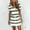 Green, variant on Short Sleeve Dresses for Women with Pockets Striped Vneck Tie Waist Tummy Control Summer Mini Dresses