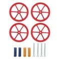 thumbnail image 2 of ANGGREK 3D Printer Accessories,3D Printer Leveling Kit Aluminum Alloy Red Nuts Heating Rod Spring Hot Bed Accessories,3D Printer Leveling Kit For Ender, 2 of 8