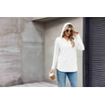 thumbnail image 6 of Zeagoo Hoodies for Women Fall Clothes 2025 Trendy Lightweight Long Sleeve Hooded Tops, 6 of 10
