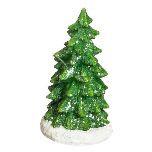 New Creative Light-Up Christmas Tree Mini Garden Statue