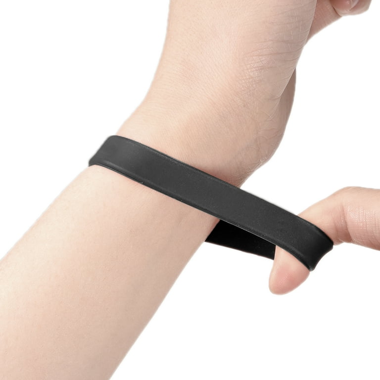 Uxcell Silicone Wristbands 8 Inch Circumference 1/2 Inch
