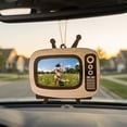 thumbnail image 4 of Vintage TV Shaped Wooden Photo Frame, Retro Television Desktop Picture Display, Hanging Wall Timber Ornament, Dual Use Photo Holder For Home Interior Car Small Decor, 4 of 7