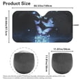 thumbnail image 6 of Jeiento Blue Butterfly Car Windshield Sun Shade Foldable Car Windshield Sunshades Window Shades Cover Sun Visor Shield for Most Sedan Truck SUV Auto Interior Protector Easy to Install, 6 of 7