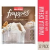 Hills Bros Frappés Vanilla Cream Instant Coffee Packets, 2.3 oz - 12 Pack