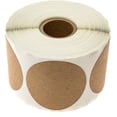 thumbnail image 6 of 2" Natural Brown Kraft Stickers / 500 Round Labels Roll / Permanent Adhesive Brown Kraft Labels / Made In The USA, 6 of 6