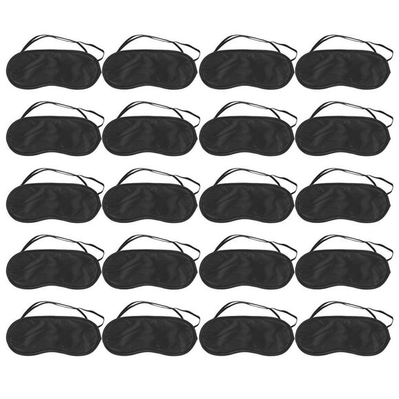 20 unidades de antifaces desechables para dormir, cómodos y prácticos.