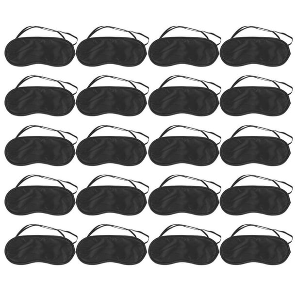 20 unidades de antifaces desechables para dormir, cómodos y prácticos.