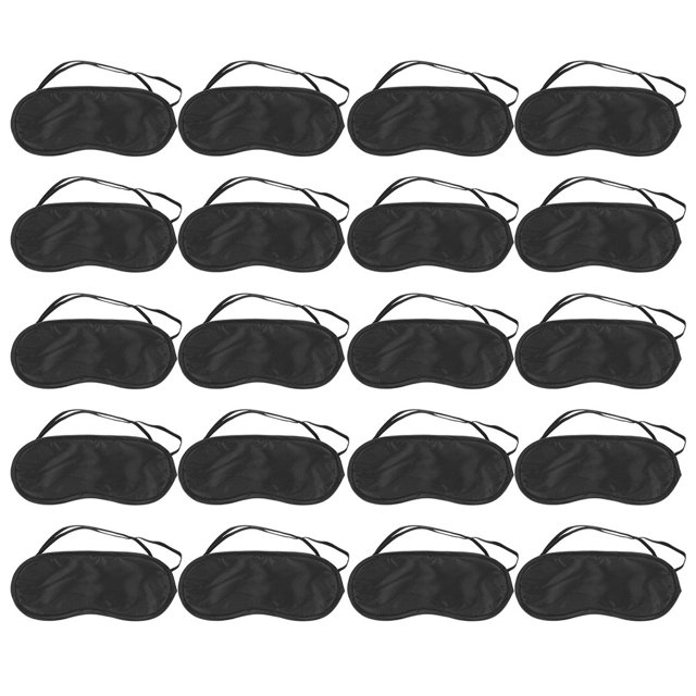 20 unidades de antifaces desechables para dormir, cómodos y prácticos.