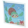 thumbnail image 4 of Ccdes Rhinestone Art Kits,DIY Rhinestone Painting Kit,Rhinestone Painting Kit Cartoon Tortoise Fadelss Shiny Sparkling Waterproof Hands On Ability 5D Rhinestone Painting, 4 of 8