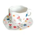 thumbnail image 3 of Tea Cup Set, Coffee Cups Ceramic, Handheld Ceramic Cup South Korean Mark Cup Network Red Ins Wind Coffee Cup Water Cup Set, Coffee Cup Set, Coffee Sets Gift, Coffee Cups Set, Cute Coffee Cups, 3 of 3