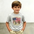 thumbnail image 3 of Boys Graphic Tees USA 250th Anniversary Shirt Casual Fashion Short Sleeve Top for Kids Boys Age 2-13, 3 of 5