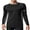 Black, variant on Charmo Mens Long Sleeve Swim Shirts Sun Protection UPF 50+ Rashguard Athletic Workout Hiking Swimwear Tops