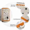 thumbnail image 6 of Halloween Araneid Star Orange Border Shower Curtain Set ，Waterproof Fabric Shower Curtains Shower Curtains for Bathroom,Bathroom Decor 60"x72", 6 of 6
