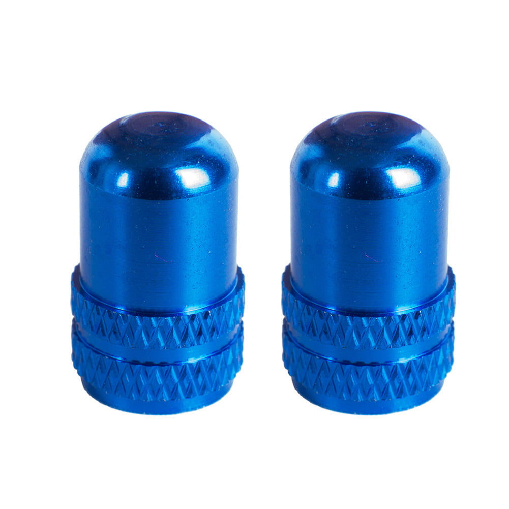 Schrader Tire Valve Stem Caps Anodized Alloy Valve Cap for American Style Rock and Roll Dust Cover for Bicycle Mountail Bike Rode Bike Car 4Pack 