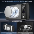 thumbnail image 5 of Magnetic Case for Google Pixel 8 with Hidden Kickstand, [Mag-Safe Charging] [Military-Grade Drop Protection] Rugged Heat Dissipation Frosted Back Phone Case for Google Pixel 8, Silver, 5 of 11