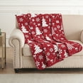 thumbnail image 2 of Greenland Home Woven Matelassé Peppermint Party Holiday Throw Blanket, 50" x 60", 2 of 7