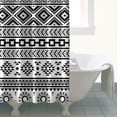 thumbnail image 4 of Waterproof Bohemian Shower Curtain 72x72 Inch Boho Style Polyester Unique Shower Curtain for Bathroom Hotel Home Decor with 12 Plastic Hooks, 4 of 5