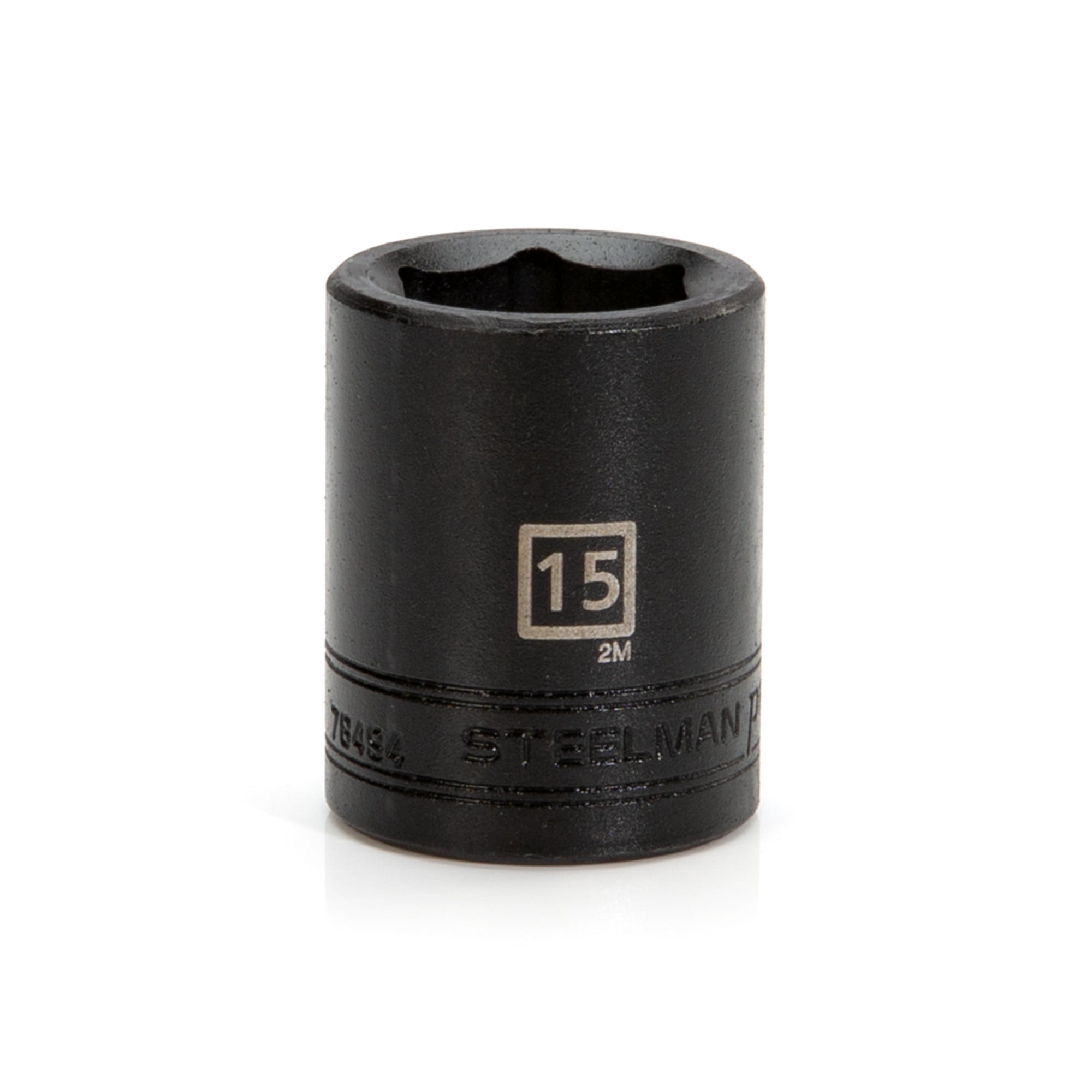 STEELMAN PRO 12-Pc 3/8 in. Drive Shallow 6-Point Metric Impact Socket Set, 78486