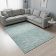 thumbnail image 2 of HomeRoots 665751 8 x 10 ft. Aqua & Teal Abstract Transitional Washable Machine Made Rectangle Area Rug with UV Protection, 2 of 8