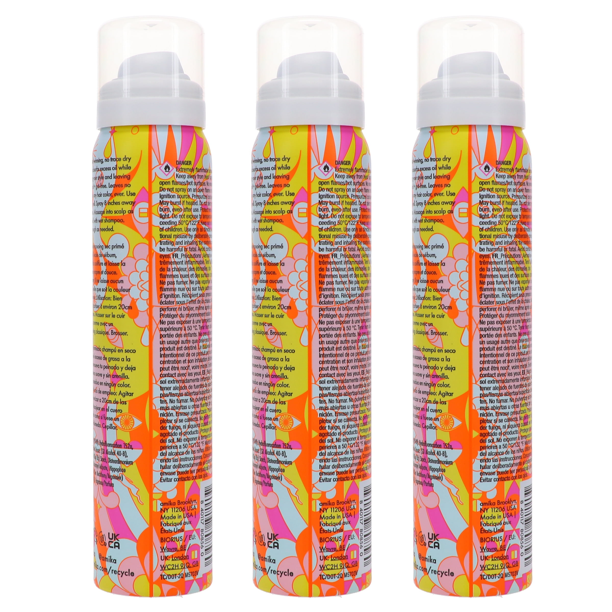 Amika Perk Up Dry Shampoo 1 oz 3 Pack