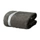 thumbnail image 2 of Toalla de baño grande de forro polar suave 13.7x29.5 pulgadas | Altamente absorbente y de secado rápido | Terciopelo grueso blanco gris | Hogar, gimnasio, piscina, yoga, spa, hotel, ducha, 2 of 6