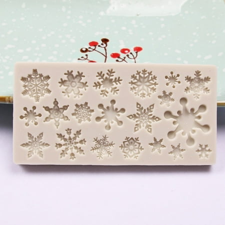 

MIARHB Christmas Silicone Soft Candy Mold Cake Chocolate Decoration Baking Mold Tool