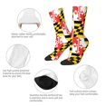 thumbnail image 4 of Funny Novelty Colorful Socks Maryland Flag Patterned Casual Crew Socks, 4 of 7