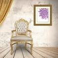 thumbnail image 3 of Fay, Mela 12x14 Gold Ornate Wood Framed with Double Matting Museum Art Print Titled - Purple Chrysanthemum, 3 of 4