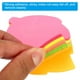 thumbnail image 4 of Notas adhesivas en forma de hoja Uxcell 3.5" x 2.7", blocs de notas autoadhesivos bonitos 100 hojas/pad, 5 colores, 6 pads, 4 of 5
