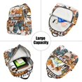thumbnail image 5 of FORMRS Mini Backpack Purse for Women Quilted Travel Daypack Casual Shoulder Bag, Autumn Day Pattern, 5 of 7