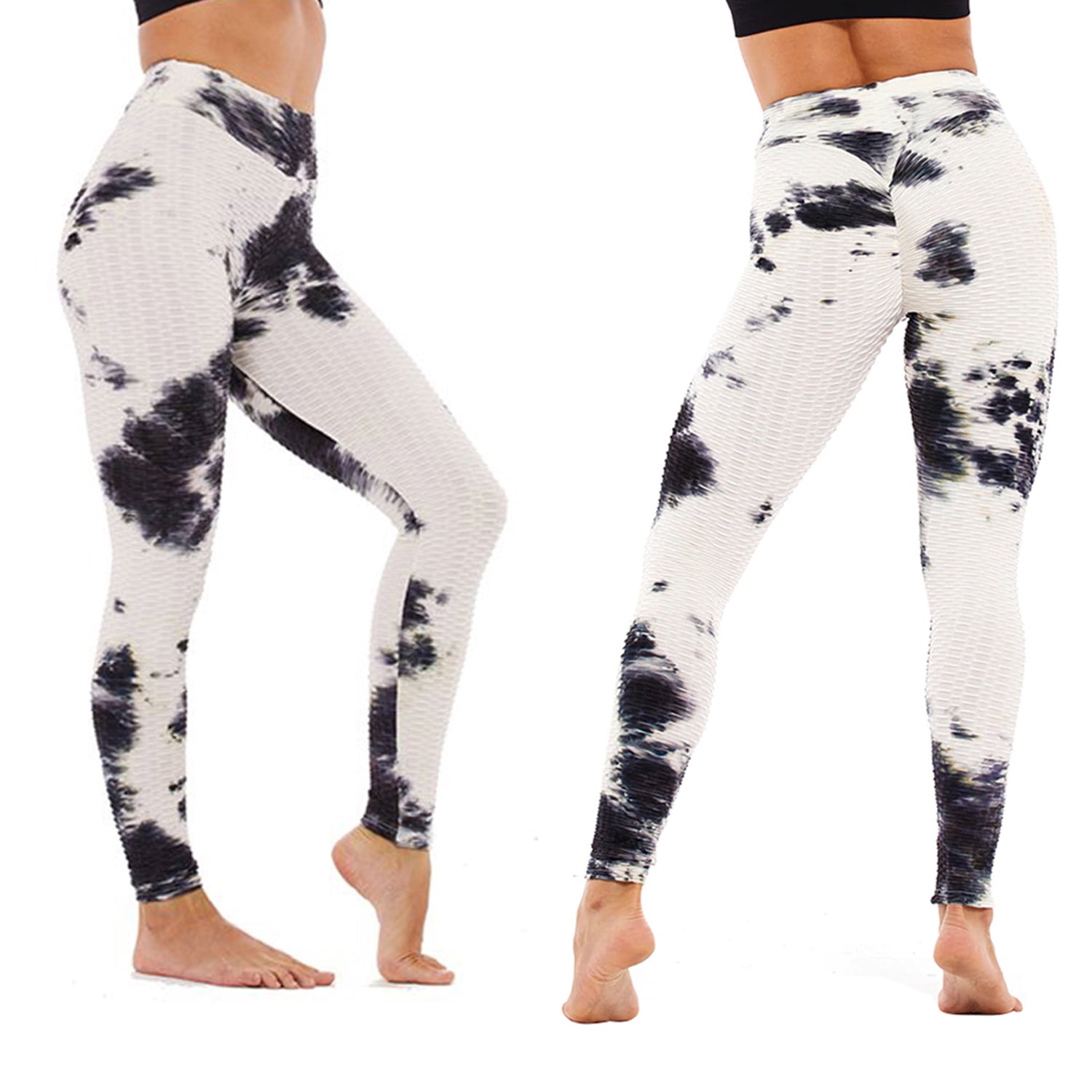 Womens Tie Dye Butt Lift Tik Tok Yoga Pants