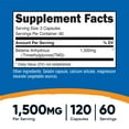 thumbnail image 2 of Nutricost Betaine Anhydrous Capsules 1500mg, 120 Capsules, 60 Servings - Health Supplement, 2 of 6