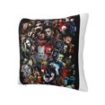 thumbnail image 2 of Funda de almohada súper suave Nun Valak con cremallera para dormitorio, sofá, sillón, fundas de almohada mullidas y acogedoras para todas las estaciones, almohada cuadrada, 2 of 8
