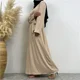thumbnail image 4 of Venta a través de eBay Amazon Oriente Medio Dubai Venta caliente Sistema de color puro Bolsillo Vestido musulmán 6597 Tops de mujer, 4 of 4