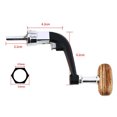 thumbnail image 4 of Decodeary Body Design for Spinning Fishing Reel Wooden Handle black S 1Set, 4 of 6