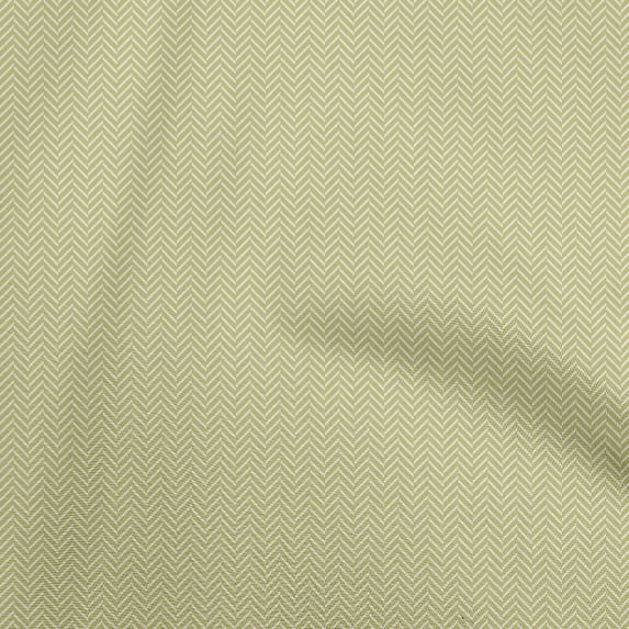 oneOone Cotton Cambric Light Green Fabric Chevron Diy Clothing Quilting Fabric Print Fabric By Yard 56 Inch Wide