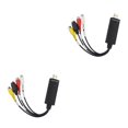 thumbnail image 1 of ZLight DVD VHS DVR Converter Video / Audio to Computer USB Adapter For Win10 8.8 * 2.8 * 1.8cm 2Set, 1 of 6