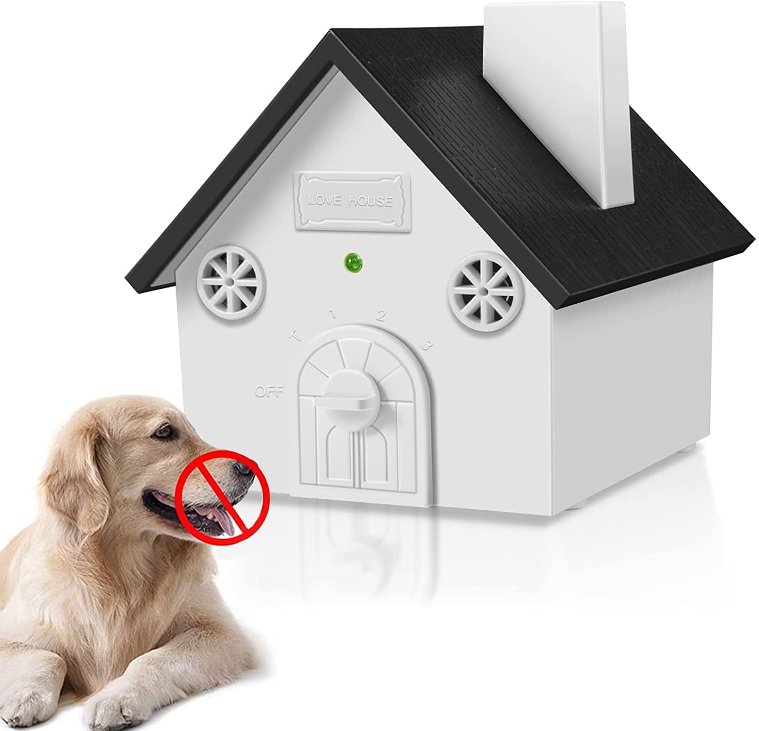 Anti Barking Device Ultrasonic Dog Bark Control Device for Outdoor Indoor Control Range Up to 50 Ft Dog Sonic Bark Deterrents 