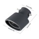 thumbnail image 3 of Punta de escape universal de acero inoxidable para automóvil, cubierta decorativa del tubo de escape de 5.12", negro/plateado/multicolor, fácil instalación, resistente a la oxidación, actualización, 3 of 6