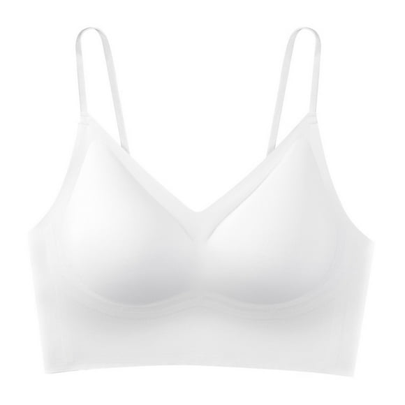 Bras for Women Bra Women's Seamless Bra Comfortable Wireless Bras Adjustable V Neck Bralettes for Women Everyday Padded Bras