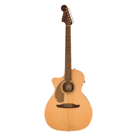 Fender Newporter Player Auditorium Size Lefty Acoustic Electric Guitar, Natural