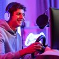 thumbnail image 2 of Gaming Headset with Mic, Noise Cancelling Gaming Headset, Wired Gaming Headphones, Multiplatform Wired Over-the-Ear Gaming Headset for PC, PS5, PS4, Xbox Series X|S, Xbox One, Nintendo Switch, Mobile, 2 of 8