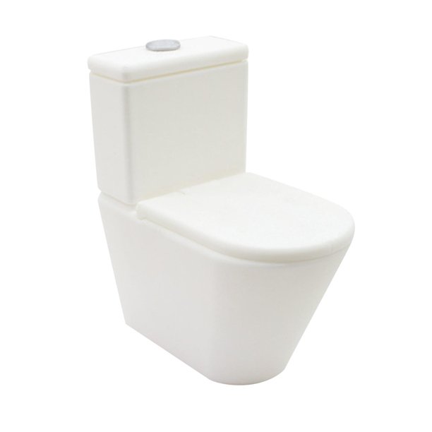 Inodoro en miniatura para casa de muñecas, juguete decorativo a escala 1:12 para muñecas OB11 Baño