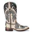 thumbnail image 2 of Corral Women's White Overlay Western Boot Square Toe - A4163 6 W  US, 2 of 4
