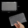 thumbnail image 3 of LQQBOX 12 PCS A6 Binder Pockets 6 Holes Cash Envelopes for Budgeting, Clear Zipper Pouch Folders A6 Planner Inserts, Waterproof PVC Loose Leaf Filing Bags Plastic Money Coupon Sticky Notes Organizer, 3 of 7