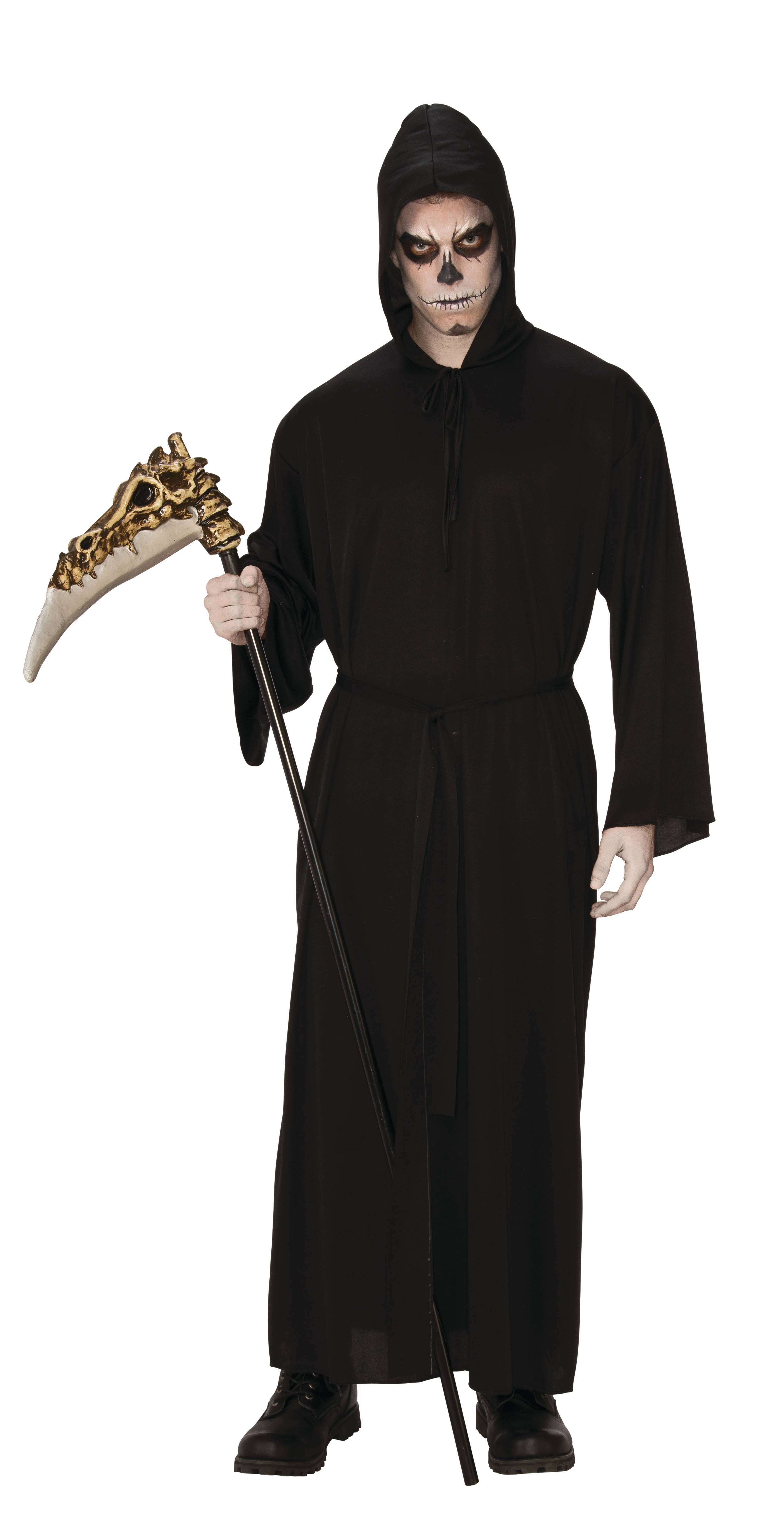Robe Skull Reaper Halloween Costume Adult Men'Size XL XXL 