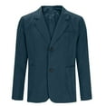 thumbnail image 5 of Abomasnow Mens Sport Coat Casual Blazer Two Button Notch Lapel Business Suit Jacket Slim Fit Long Sleeve Daily Blazer, 5 of 5